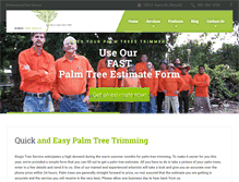 Tablet Screenshot of kingstreeserviceaz.com